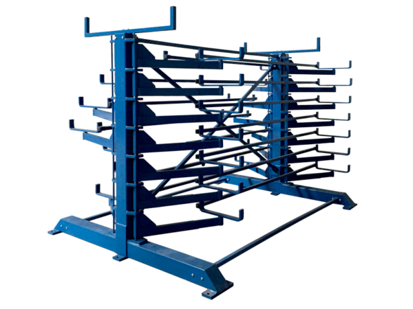 Zwenkarmstelling - Twee koloms - dubbele uitvoering - 500mm